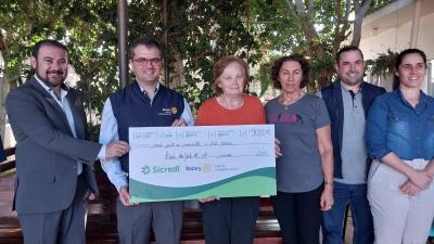 LS: Rotary Clube promoveu o repasse de mais de 9 mil reais para a Casa de Repouso São Francisco Xavier